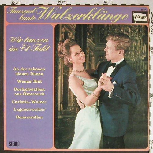 Wiener Unterhaltungsorchester: Tausend bunte Walzerklänge, Pionier(7007), D,vg+/m-,  - LP - H2182 - 5,00 Euro