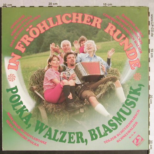 V.A.In fröhlicher Runde: Polka,Walzer, Blasmusik, Foc, Marcato(34 818 5), D, 1978 - 2LP - H224 - 7,50 Euro