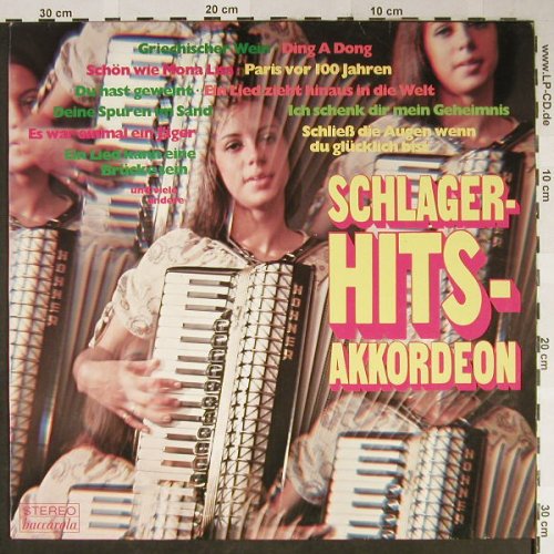 Golden Akkordeon Harmonists: Schlager Hits Akkordeon, Baccarola(89 040), D,  - LP - H2288 - 5,00 Euro