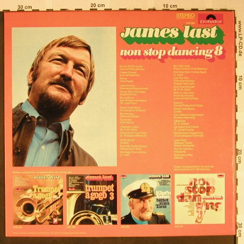 Last,James: Non Stop Dancing 8, Polydor(249 294), D, 1969 - LP - H2339 - 9,00 Euro
