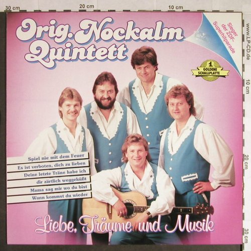 Orig.Nockalm Quintett: Liebe,Träume und Musik, ClubEd., Koch(122 203), D, stol, 1989 - LP - H239 - 6,00 Euro