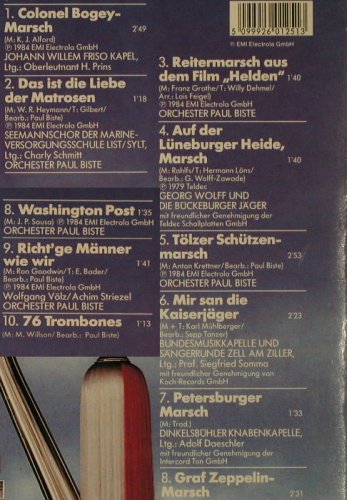 V.A.Tausend Takte Marschmusik: Orch Paul Biste,Mosch u.a., EMI(26 0125 1), D, 1984 - LP - H2708 - 5,00 Euro