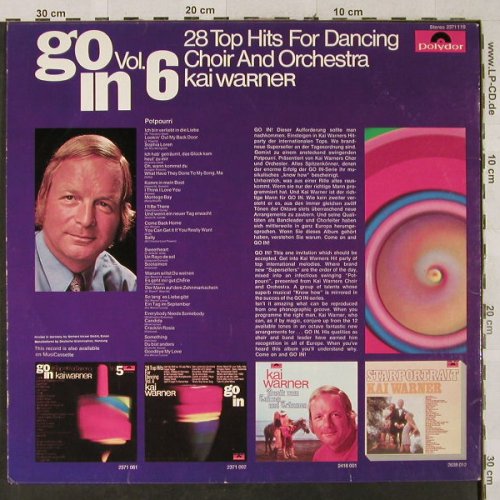 Warner,Kai mit Chor und Orch.: Go In 6, Polydor(2371 119), D, 1971 - LP - H3060 - 12,50 Euro