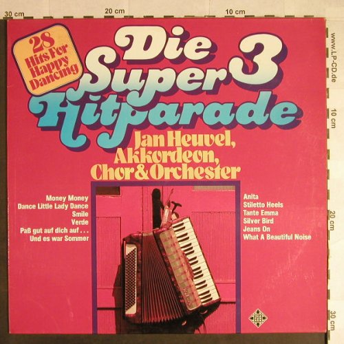 Heuvel,Jan: Die Super Hitparade 3, Telefunken(6.22939 AF), D, 1977 - LP - H306 - 6,00 Euro