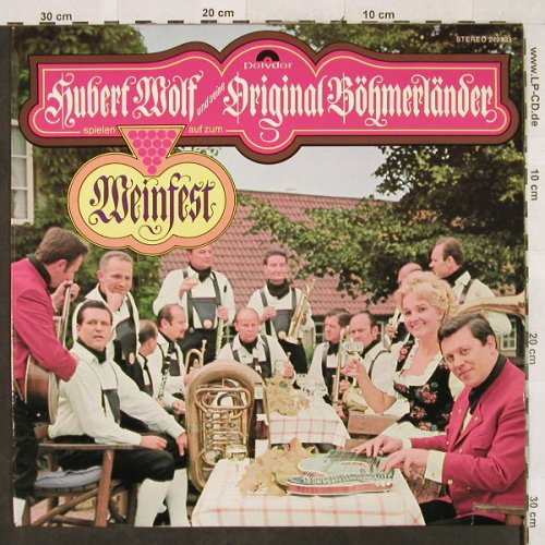 Wolf,Hubert & s.OrignalBöhmerländer: Weinfest, Polydor(249 333), D, 1969 - LP - H3070 - 9,00 Euro