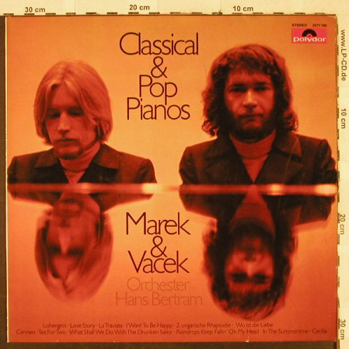Marek & Vacek: Classical & Pop Pianos, Polydor(2371 160), D, 1971 - LP - H3151 - 9,00 Euro