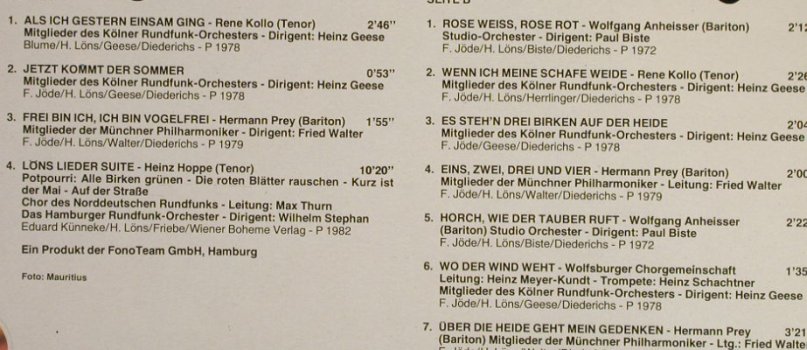 V.A.Schön ist die Heide: Goldene Klänge der Heimat, H.Löns, Koch(42145-3), A,Club Ed,  - LP - H340 - 5,00 Euro