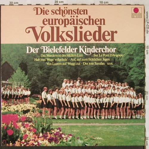 Bielefelder Kinderchor: Die schönsten europäischVolkslieder, Ariola(203 293-365), D, 1981 - LP - H3456 - 6,00 Euro