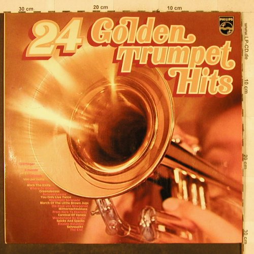 V.A.24 Golden Trumpet Hits: Roy Etzel...Hoest Fischer, Foc, Philips(6612 025), D,  - LP - H3627 - 6,00 Euro