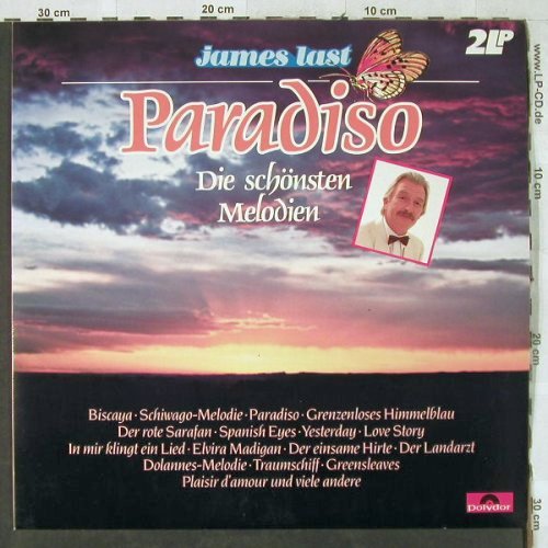 Last,James: Paradiso-Die schönsten Melodien,Foc, Polydor(843 649-1), D, 1990 - 2LP - H3728 - 12,50 Euro