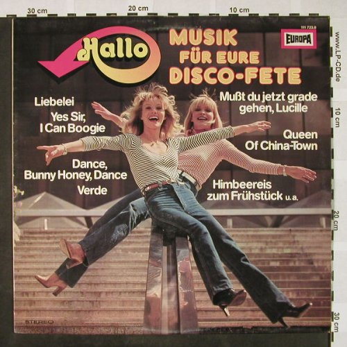 Hiltonaires: Hallo! Musik für eure Disco-Fete, Europa(111 728-8), D, 1977 - LP - H4350 - 5,00 Euro