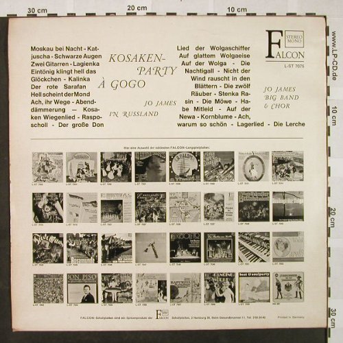 James,Jo mit Chor und Orchester: Kosaken-Party à gogo, Falcon(L-ST 7075), D,  - LP - H4610 - 6,00 Euro
