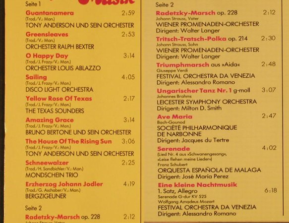V.A.Traumland der Musik: Tony Anderson&Orch...Festival Orch., Sonocord/Bücherbund(27 174-2), D,  - LP - H4869 - 6,00 Euro