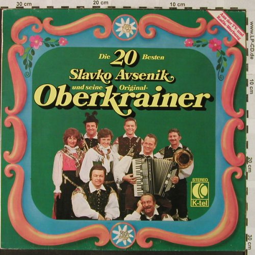 Avsenik,Slavko & Orig.Oberkrainer: Die 20 Besten, K-tel(TG 1171), D,  - LP - H4922 - 5,00 Euro