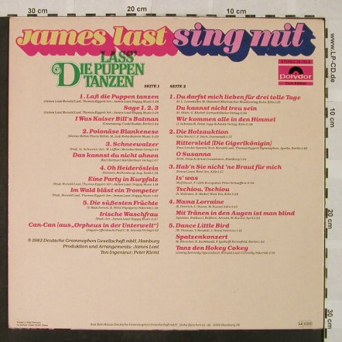 Last,James: Sing Mit-Laß die Puppen Tanzen, Polydor(29 783 8), D, Club Ed, 1982 - LP - H4935 - 6,00 Euro