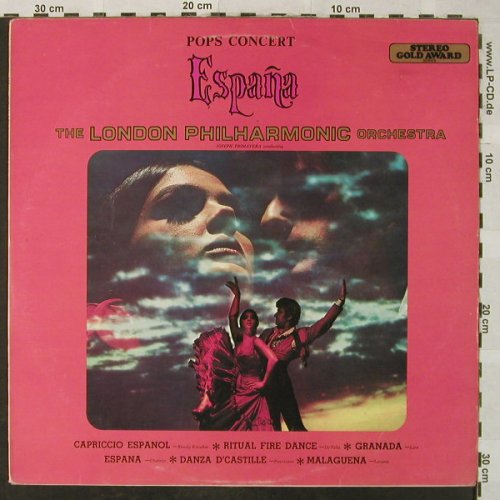 Royal Philharmonic Orchestra: Espana - Pops Concert, Stereo Gold Award(MER 307), UK, 1970 - LP - H5120 - 7,50 Euro