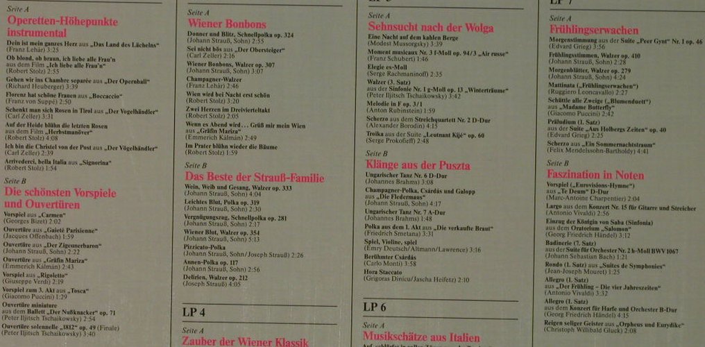 V.A.Das große Wunschkonzert: Operetten,Overtüren, Märsche..., Das Beste(DGW  21 7840 62), D, 1989 - 8LP - H5158 - 24,00 Euro