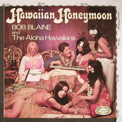Blaine,Bob and the Aloha Hawaiians: Hawaiian Honeymoon,vg-/vg+,playable, Hallmark(CHM 624), UK, 1969 - LP - H51 - 3,00 Euro
