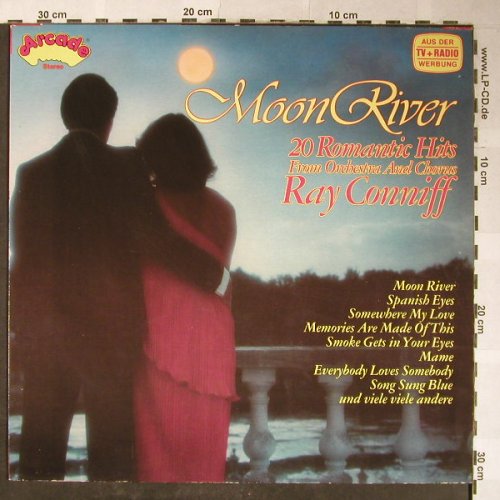 Conniff,Ray: Moon River , 20 Romantic..., Arcade(ADE G 74), D, 1979 - LP - H5384 - 5,00 Euro