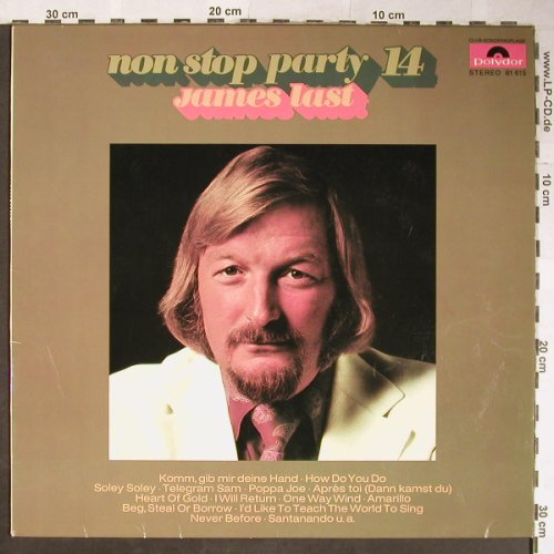 Last,James: Non Stop Party 14, Club-Sonderaufl., Polydor(61 615), D, 1972 - LP - H5639 - 7,50 Euro