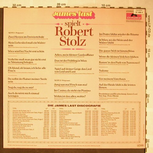 Last,James: Spielt Robert Stolz,Hör Zu-Ed., Polydor(2371 768), D, 1977 - LP - H6017 - 7,50 Euro