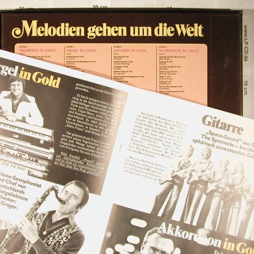 V.A.Melodien gehen um die Welt: 8 beliebte Instrum.,98 Evergr., Das Beste,Booklet.(MGW 614/615), D,Box,  - Tapex8 - H6053 - 3,00 Euro