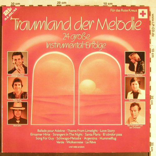 V.A.Traumland der Melodie: R.Clayderman..Roy Etzel, Foc, Rotes Kreuz/Phonogr.(6686 035), D,  - 2LP - H6350 - 7,50 Euro