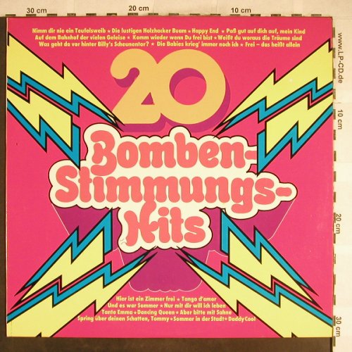 V.A.20 Bomben-Stimmungs-Hits: u.a.Daddy Cool, Dancing Queen..., Clear Sound(529), D,  - LP - H6640 - 5,00 Euro