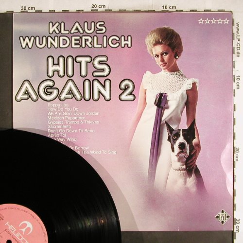 Wunderlich,Klaus: Hits Again 2, vg+/vg+, Helidon/Telefunken(SLE 14 659-P), YU,  - LP - H7510 - 6,00 Euro