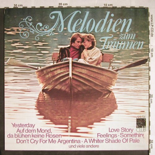 V.A.Melodien zum Träumen: Eddie Calvert, Disco Light Orch...., Musik-Club(34 154 5), D,m-/vg+, 1978 - LP - H8060 - 5,00 Euro