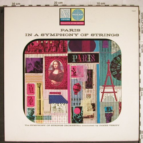 Symphonie of Strings Orchestra: Paris in a...,cond.James Verity, Venice / PAN AM(7007), US,vg+/m-,  - LP - H8628 - 7,50 Euro