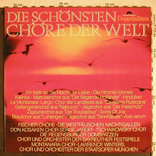 V.A.Die Schönsten Chöre der Welt: Ein Wunschkonzert fürs Herz, Polydor(2630 072), D,  - 2LP - H8635 - 7,50 Euro