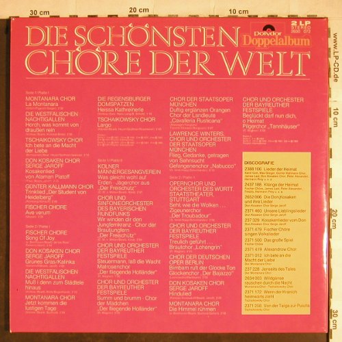 V.A.Die Schönsten Chöre der Welt: Ein Wunschkonzert fürs Herz, Polydor(2630 072), D,  - 2LP - H8635 - 7,50 Euro