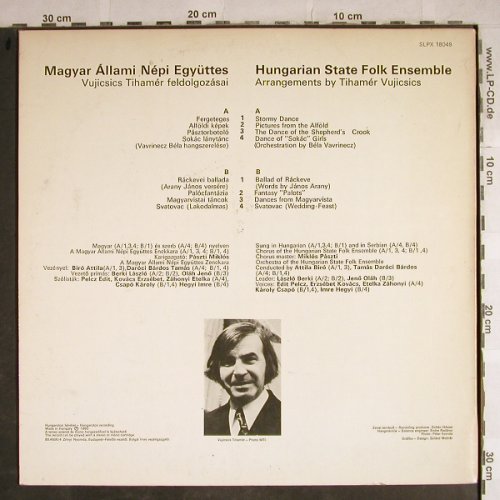 Hungarian State Folk Ensemble: Arrangements by Tihamér Vujicsics, Hungaroton(SLPX 18 049), H, 1980 - LP - H8688 - 6,00 Euro
