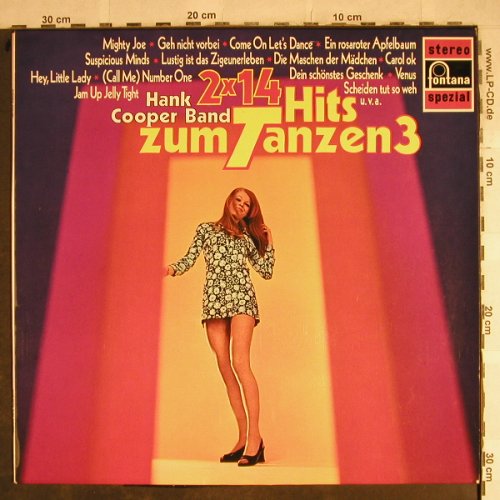 Cooper Band,Hank: 2x14 Hits zum Tanzen 3, Fontana Sp.(6434 007), D,  - LP - H8707 - 7,50 Euro