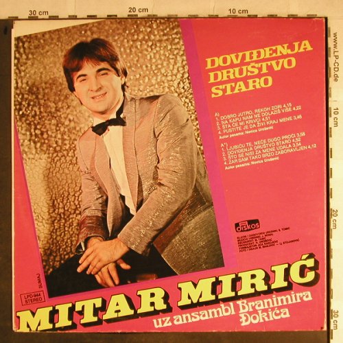 Miric,Mitar: Dobro Jutro Rekoh Zori, Foc, Diskos(LPD-944), YU,m-/vg+,  - LP - H8759 - 7,50 Euro