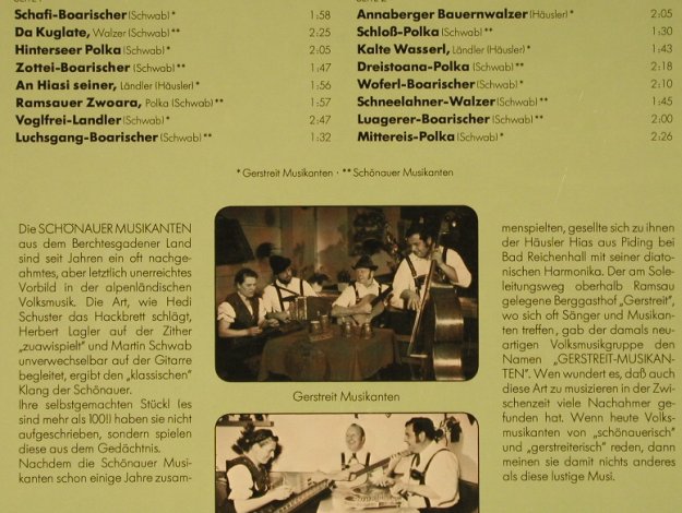 V.A.Schönauer Musikanten: a lustige Musi(1) Gerstrei, Schönau, Telefunken(6.22463), D, 1979 - LP - H9223 - 9,00 Euro