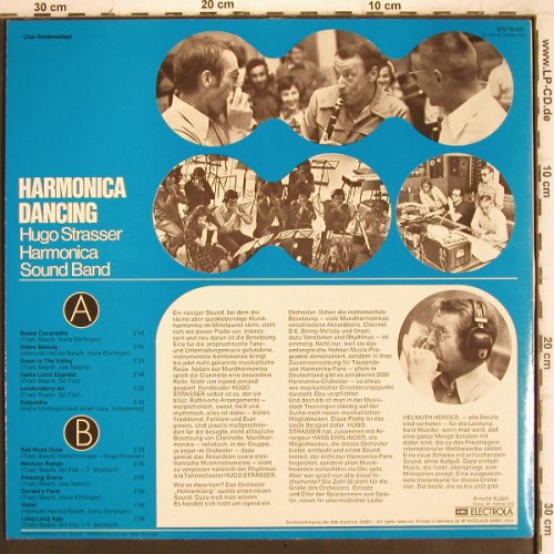 Strasser,Hugo &Harmonica Sound Band: Harmonica Dancing, m-/vg+, EMI Columbia(SFB 78 460), D,Club Ed., 1975 - LP - V1015 - 6,00 Euro