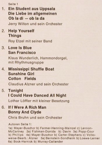 V.A.Bei Ihnen zu Gast 3: 8 beliebte Orch.. 28 Hits u.Evergr., Telefunken(TST 76 216), D,  - LP - V1017 - 5,00 Euro