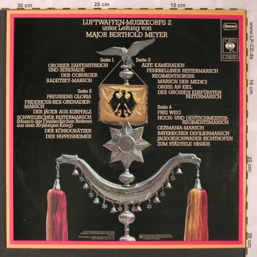 Luftwaffenmusikkorps 2: Der große Zapfenstreich, Foc, CBS(S 66 279), NL, 1973 - 2LP - V1051 - 7,50 Euro