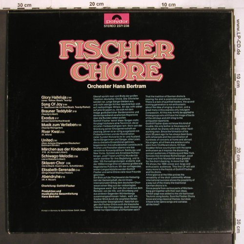 Fischer Chöre: Same, Orchester Hans Bertram, Polydor (2371 238), D, 1971 Typ: LP Best.-Nr.: V1215 Preis: 5,00 Euro