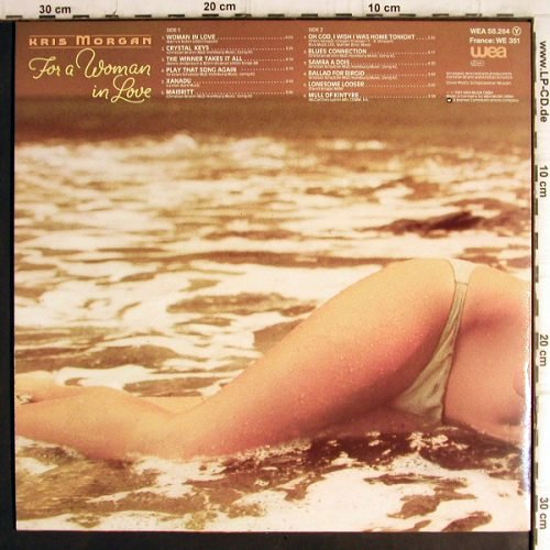 Morgan,Kris: For A Woman In Love, m /vg+, WEA(58.264), D, 1981 - LP - V1285 - 6,00 Euro