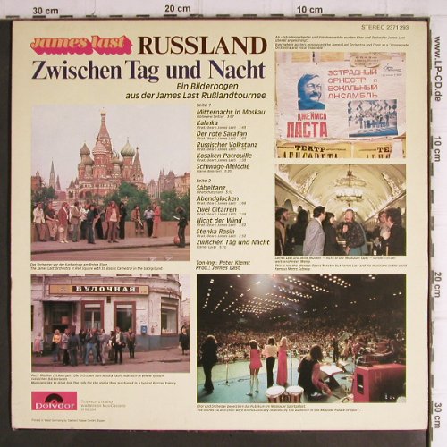 Last,James: Russland Zwischen Tag & Nacht, Polydor(2371 293), D, 1972 - LP - V1302 - 6,00 Euro