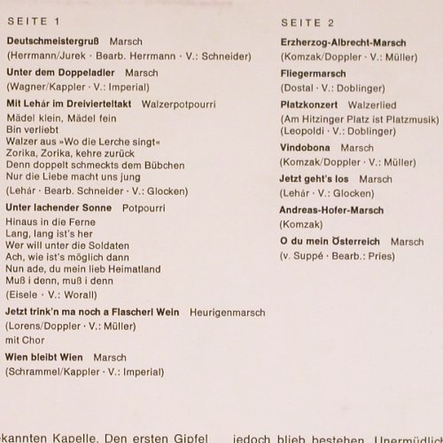 Original Hoch- und Deutschmeister: Leitung: Julius Herrmann, Decca Clubpressung(H 217), D,  - LP - V1305 - 6,00 Euro