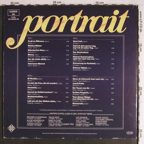 Mosch,Ernst & Egerländer: Portrait, Foc, Telefunken(6.28515 DO), D, 1980 - 2LP - V1316 - 5,00 Euro