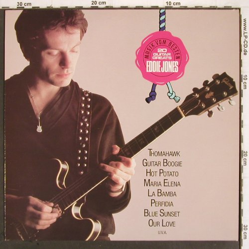 Jones,Eddie: 20 Guitar Greats (instrum.), Teldec (6.25661 LF), D, 1983 Typ: LP Best.-Nr.: V137 Preis: 5,00 Euro