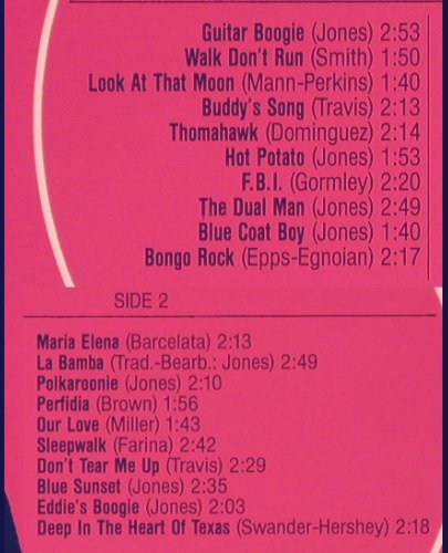 Jones,Eddie: 20 Guitar Greats (instrum.), Teldec (6.25661 LF), D, 1983 Typ: LP Best.-Nr.: V137 Preis: 5,00 Euro