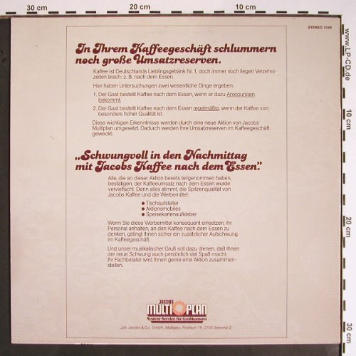 V.A.Schwungvoll in den Nachmittag: Multi Plan (vocal Produktion), Jacobs Kaffee (1049), D Typ: LP Best.-Nr.: V1440 Preis: 6,00 Euro