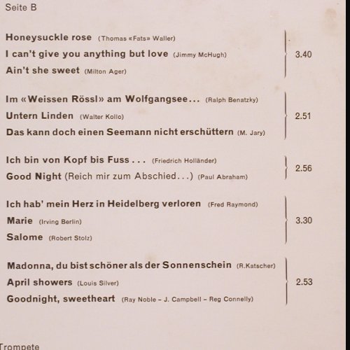 Alzner,Claudius u.s. Solisten: Evergreens-Cocktail, Elite Special (61 322), CH, 1973 Typ: LP Best.-Nr.: V1477 Preis: 5,00 Euro