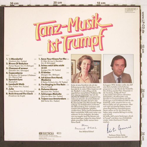 Strasser,Hugo & Tanz-Orch.: Tanz-Musik ist Trumpf, EMI(028-46 187), D, 1980 - LP - V147 - 5,00 Euro